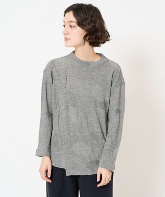 [洗える・日本製]リンクスドットジャガードカットソー GIANNI LO GIUDICE｜[洗える・日本製]リンクスドットジャガード