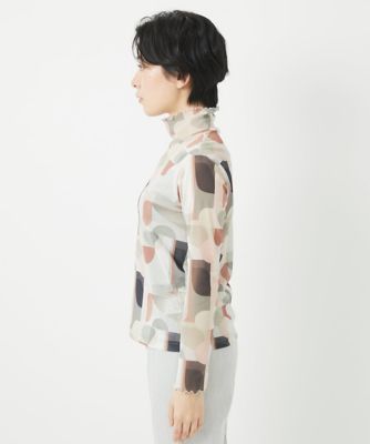 ◇ジャンルイシェレル デザインカットソー カラフル やわらか プリント 日本製 ◇ジャンルイシェレル デザインカットソー カラフル やわらか