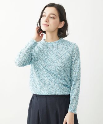 ＜GIANNI LO GIUDICE(Women/小さいサイズ)＞［洗える／日本製］更紗ペーズリー柄プリントカットソー