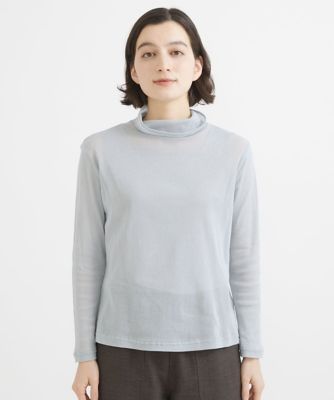 日本製］コットンチュールハイネックプルオーバー | GIANNI LO GIUDICE