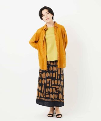 アンチスウェットステッチ刺繍カットソー