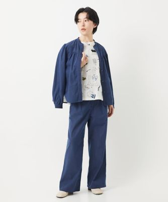 ［日本製］バスルームリップルプリントカットソー