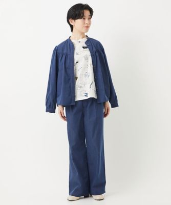 ［日本製］バスルームリップルプリントカットソー