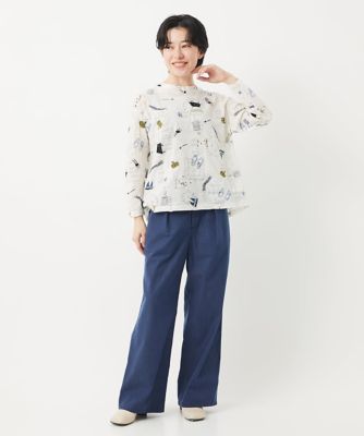 ［日本製］バスルームリップルプリントカットソー