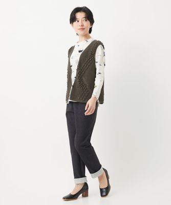 ［日本製］バスルームリップルプリントカットソー