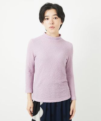メロンメッシュハイネックプルオーバー