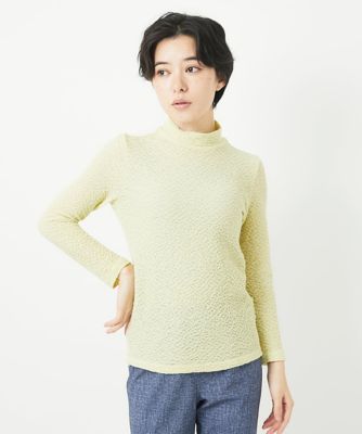 メロンメッシュハイネックプルオーバー