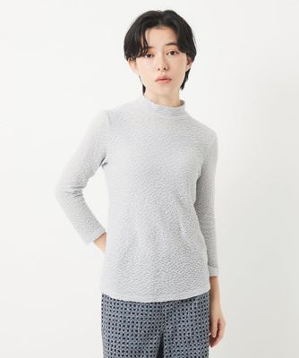 メロンメッシュハイネックプルオーバー