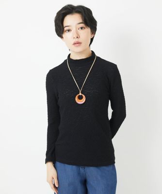 メロンメッシュハイネックプルオーバー