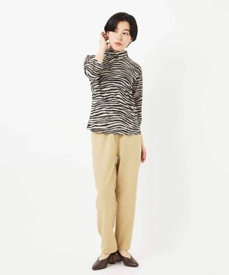 日本製］ラミー天竺ゼブラプリントカットソー | GIANNI LO