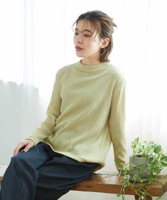 ＜GIANNI LO GIUDICE(Women/小さいサイズ)＞［日本製］カールマイヤーチェックカットソー