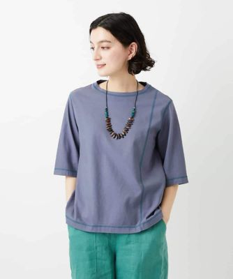 ＜GIANNI LO GIUDICE(Women/小さいサイズ)＞クールローレルスカイコットＴシャツ