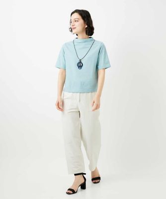 ジャンニ ロ ジュディチェ カシミヤ混ベアテンカットソー シースルーフロッキーカットソー(カットソー・Tシャツ) | GIANNI LO