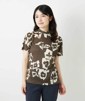 日本製］アイアスポップフラワープリントカットソー | GIANNI LO