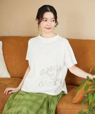日本製］綿麻ボトルネック天竺カットソー | GIANNI LO GIUDICE(Women
