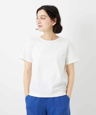 ＜GIANNI LO GIUDICE(Women/小さいサイズ)＞コットンロゴ刺繍Ｔシャツ