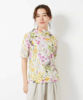 水彩フラワープリントTシャツ | GIANNI LO GIUDICE(Women/小さい