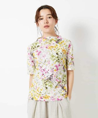 水彩フラワープリントTシャツ | GIANNI LO GIUDICE(Women/小さい
