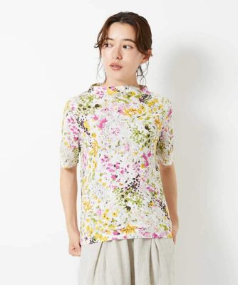 水彩フラワープリントTシャツ | GIANNI LO GIUDICE(Women/小さい