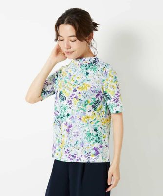 水彩フラワープリントTシャツ | GIANNI LO GIUDICE(Women/小さい