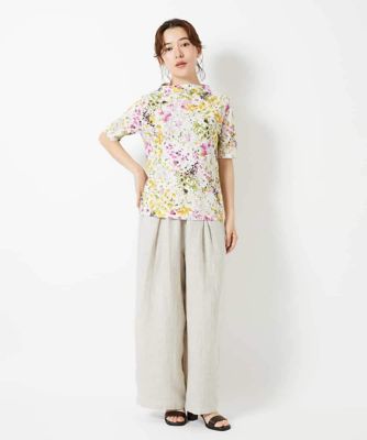 水彩フラワープリントTシャツ | GIANNI LO GIUDICE(Women/小さい