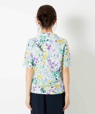 水彩フラワープリントTシャツ | GIANNI LO GIUDICE(Women/小さい