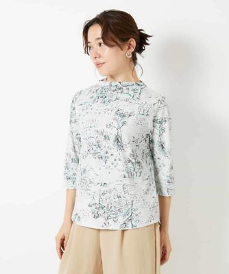 アートプリント ボトルネックプルオーバー | GIANNI LO GIUDICE(Women