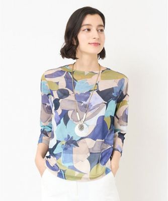 日本製］オスロフラワーチュールカットソー | GIANNI LO GIUDICE(Women