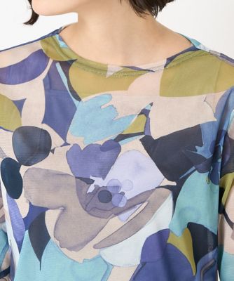 日本製］オスロフラワーチュールカットソー | GIANNI LO GIUDICE(Women