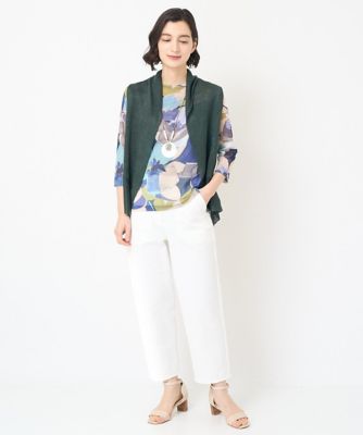 日本製］オスロフラワーチュールカットソー | GIANNI LO GIUDICE(Women