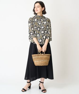 [日本製]ファンキーフラワープリントカットソー 日本製］ファンキーフラワープリントカットソー | GIANNI LO