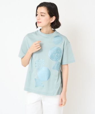 ＜GIANNI LO GIUDICE(Women/小さいサイズ)＞［日本製］シルケット天竺プリントカットソー