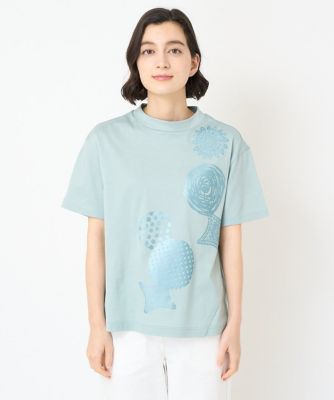 ［日本製］シルケット天竺プリントカットソー