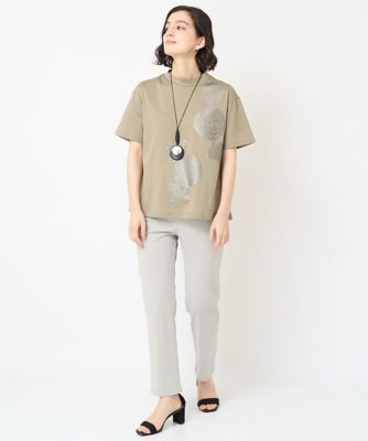 ［日本製］シルケット天竺プリントカットソー
