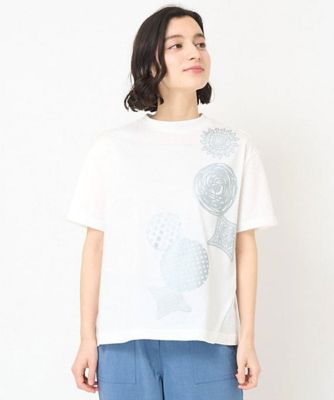［日本製］シルケット天竺プリントカットソー