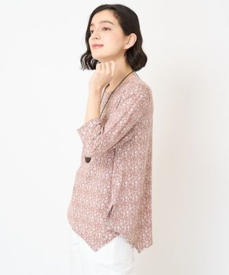 ジャンニ・ロ・ジュディチェ（GIANNI LO GIUDICE）/イレギュラーヘムフラワープリントカットソー イレギュラーヘムフラワープリントカットソー | GIANNI LO GIUDICE