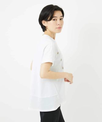コットン天竺しずくプリントカットソープルオーバー コットン天竺しずくプリントカットソープルオーバー | GIANNI LO