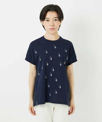 コットン天竺しずくプリントカットソープルオーバー コットン天竺しずくプリントカットソープルオーバー | GIANNI LO