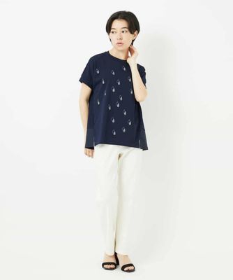 コットン天竺しずくプリントカットソープルオーバー コットン天竺しずくプリントカットソープルオーバー | GIANNI LO