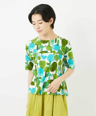 GIANNI LO GIUDICE(Women/小さいサイズ)/ジャンニロジュディチェ [日本製]マッシュルームプリントカットソー