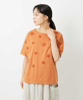 天竺フラワー刺繍カットソー | GIANNI LO GIUDICE(Women/小さいサイズ