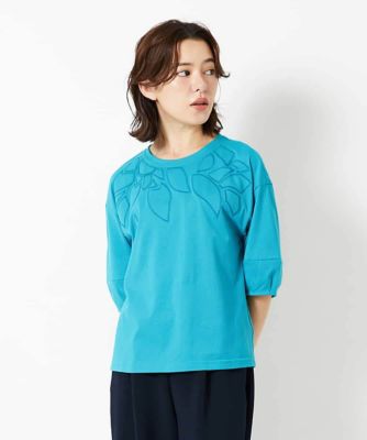 カットソー ピンク ボタニカル カラー ピンク 柄花・植物 Tシャツ