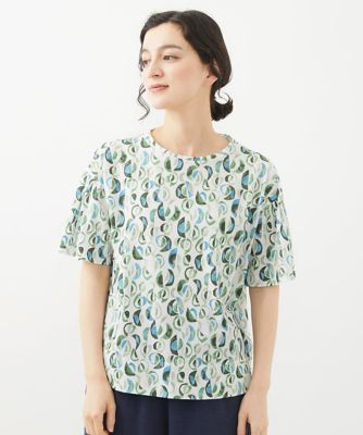 ＜GIANNI LO GIUDICE(Women/小さいサイズ)＞クレセント柄カットソー