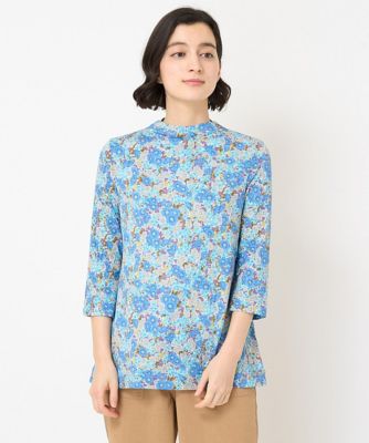 ＬＩＢＥＲＴＹプリント７分袖カットソー（ＧＬＯＲＩＡ　ＦＬＯＷＥＲ）