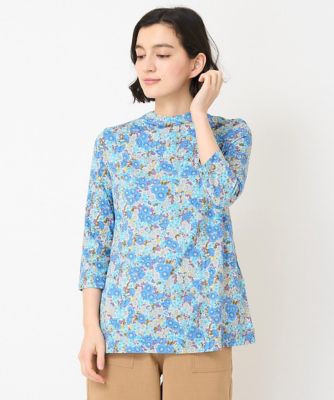 ＬＩＢＥＲＴＹプリント７分袖カットソー（ＧＬＯＲＩＡ　ＦＬＯＷＥＲ）