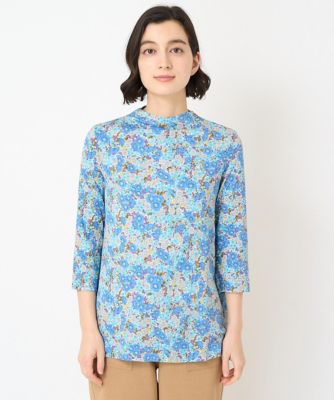 ＬＩＢＥＲＴＹプリント７分袖カットソー（ＧＬＯＲＩＡ　ＦＬＯＷＥＲ）