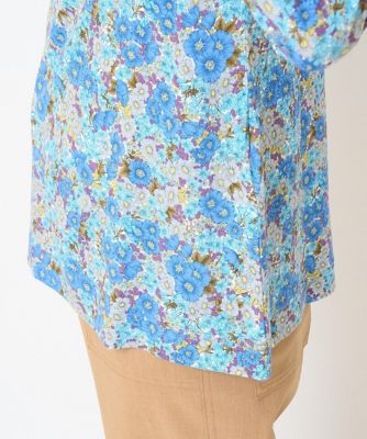 ＬＩＢＥＲＴＹプリント７分袖カットソー（ＧＬＯＲＩＡ　ＦＬＯＷＥＲ）
