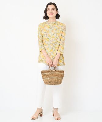 ＬＩＢＥＲＴＹプリント７分袖カットソー（ＧＬＯＲＩＡ　ＦＬＯＷＥＲ）