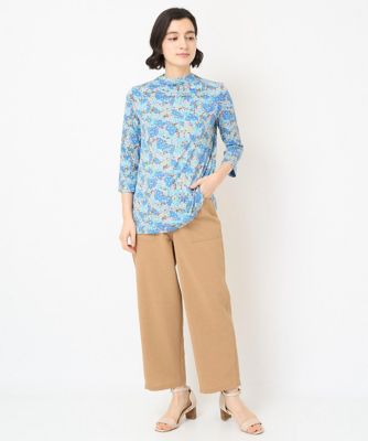 ＬＩＢＥＲＴＹプリント７分袖カットソー（ＧＬＯＲＩＡ　ＦＬＯＷＥＲ）