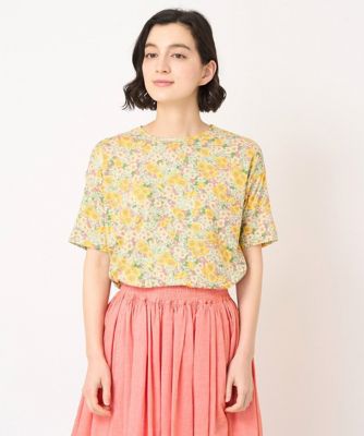 ＬＩＢＥＲＴＹプリント半袖カットソー（ＧＬＯＲＩＡ　ＦＬＯＷＥＲ）